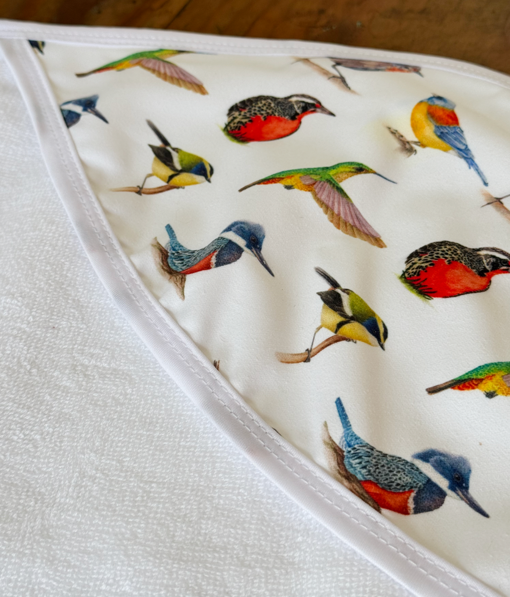 TOALLA BEBÉ AVES