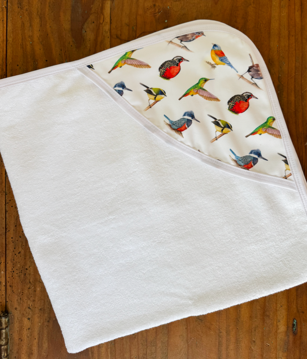 TOALLA BEBÉ AVES