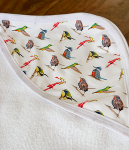 TOALLA BEBE AVES Y CHILCO