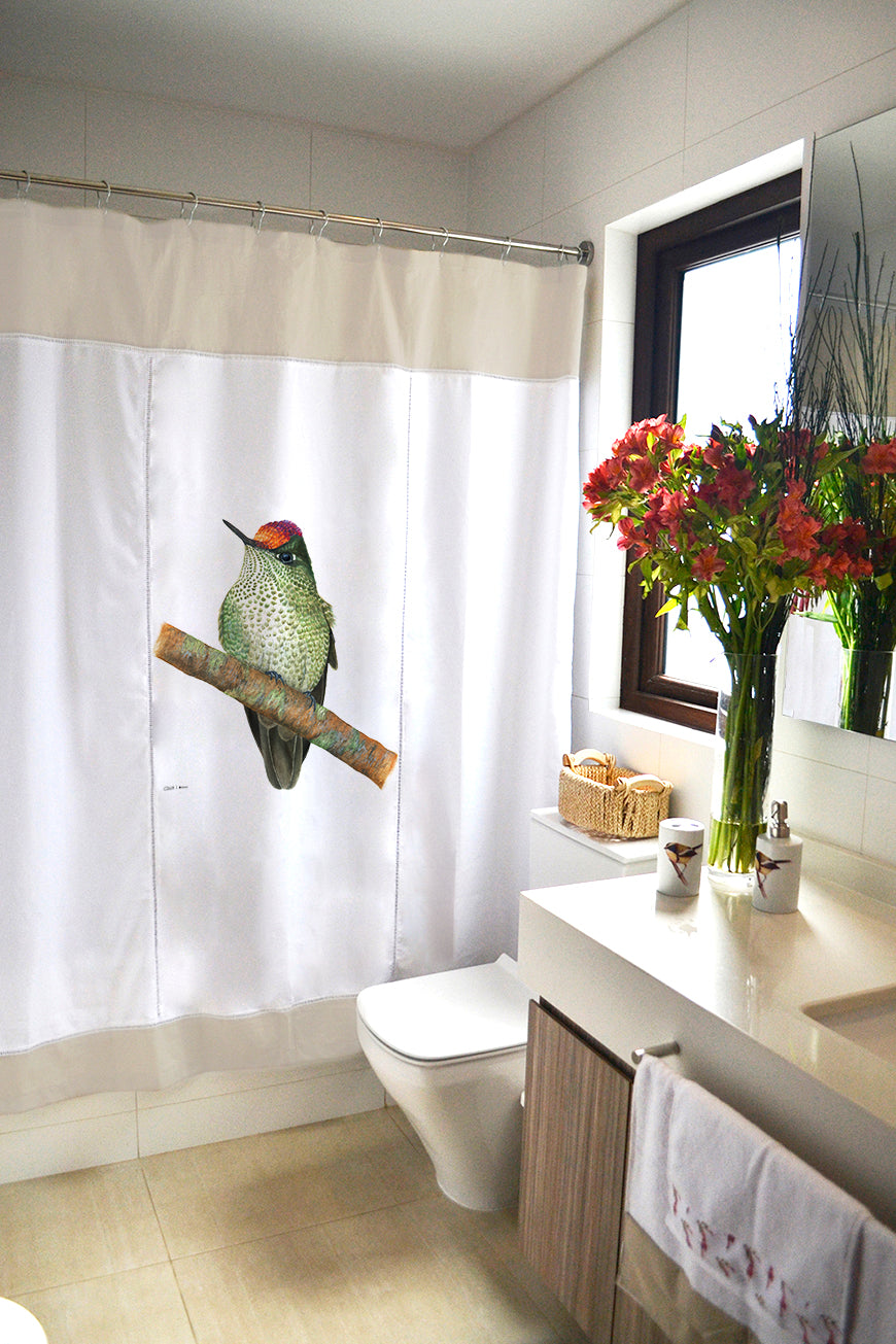 CORTINA BAÑO PICAFLOR
