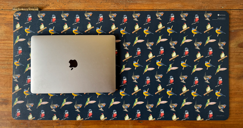 DESK MAT AVES OSCURO