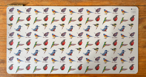 DESK MAT AVES FONDO CLARO