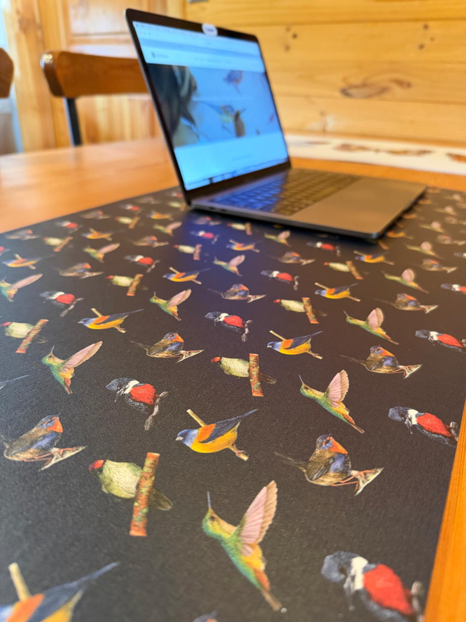 DESK MAT AVES OSCURO