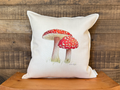 Funda de cojín cuadrada Hongo amanita · 45 × 45 cm